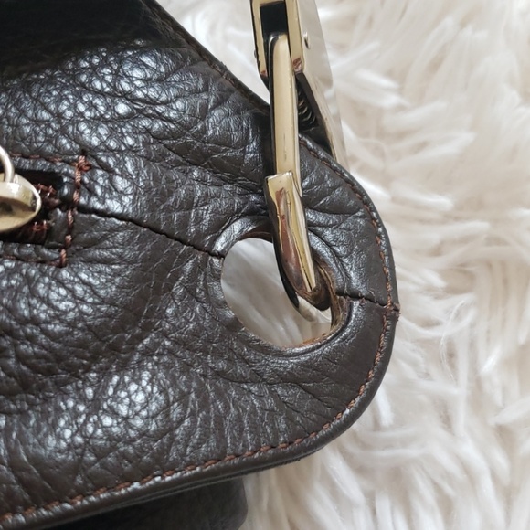 Genuine leather hobo bag dark brown - Picture 8 of 8